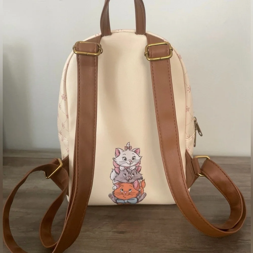 Rare Loungefly Disney Cats Mini Backpack and various cat accessories